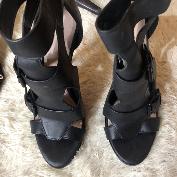 Black gladiator heels - Picture 3 of 7